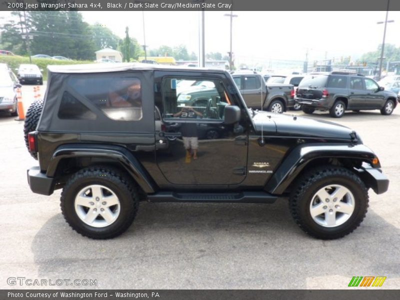 Black / Dark Slate Gray/Medium Slate Gray 2008 Jeep Wrangler Sahara 4x4