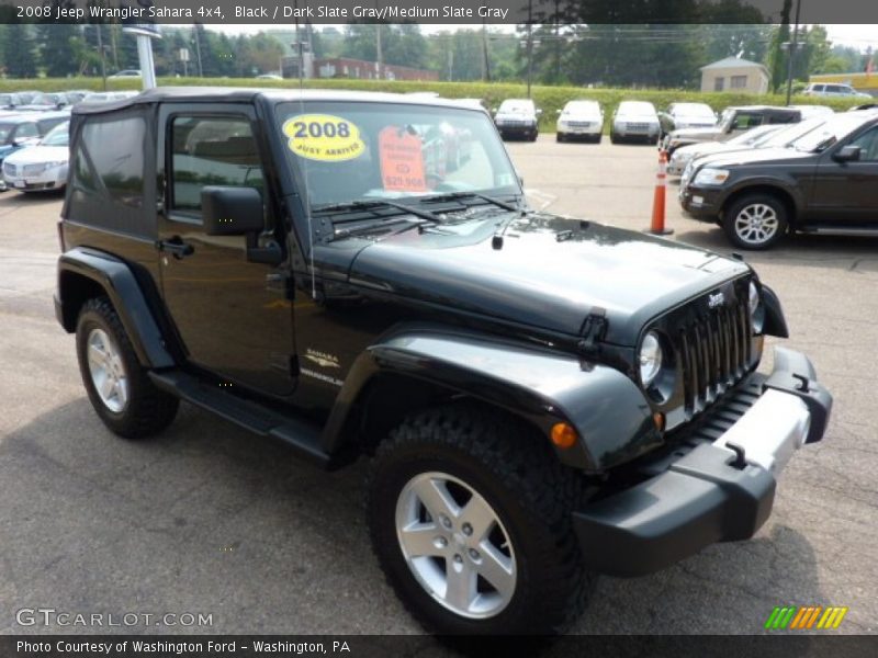 Black / Dark Slate Gray/Medium Slate Gray 2008 Jeep Wrangler Sahara 4x4
