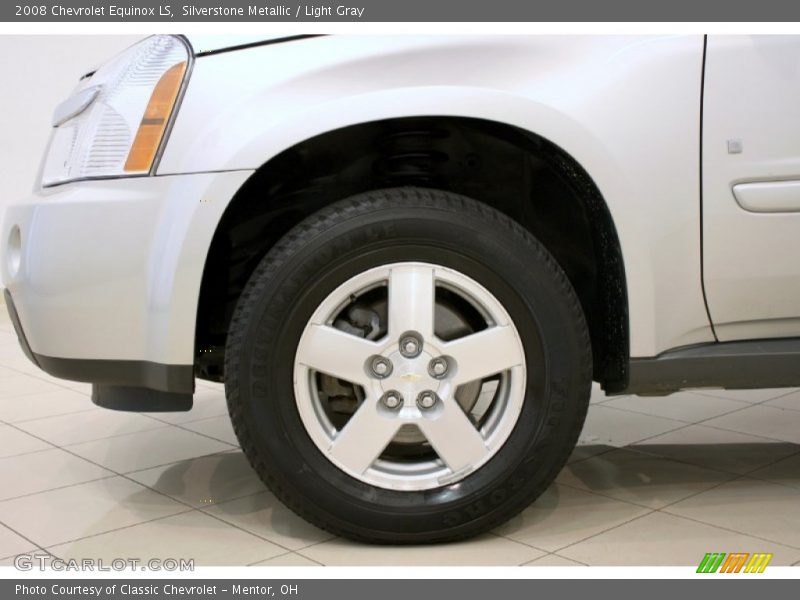 Silverstone Metallic / Light Gray 2008 Chevrolet Equinox LS