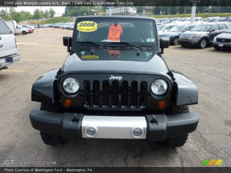 Black / Dark Slate Gray/Medium Slate Gray 2008 Jeep Wrangler Sahara 4x4