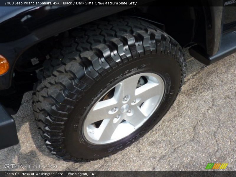 Black / Dark Slate Gray/Medium Slate Gray 2008 Jeep Wrangler Sahara 4x4