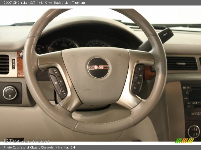 Onyx Black / Light Titanium 2007 GMC Yukon SLT 4x4