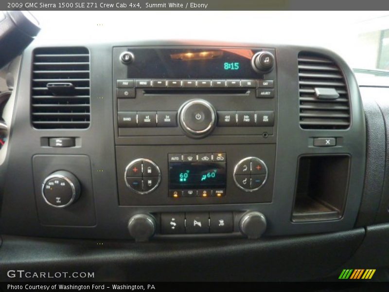 Summit White / Ebony 2009 GMC Sierra 1500 SLE Z71 Crew Cab 4x4