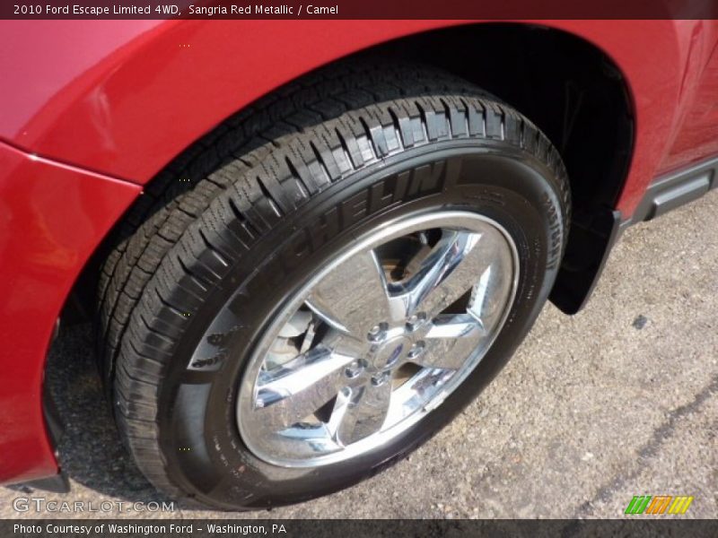 Sangria Red Metallic / Camel 2010 Ford Escape Limited 4WD