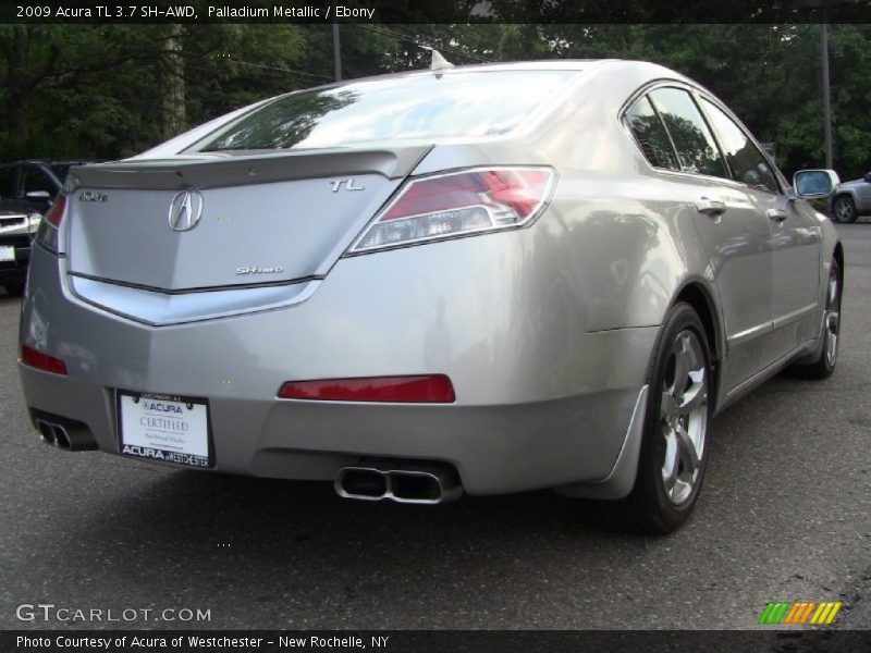 Palladium Metallic / Ebony 2009 Acura TL 3.7 SH-AWD