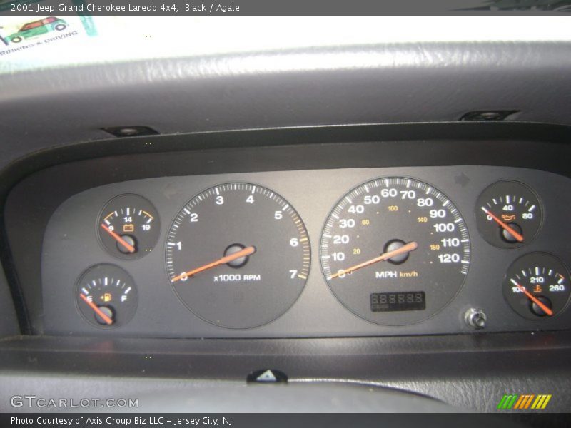 Black / Agate 2001 Jeep Grand Cherokee Laredo 4x4