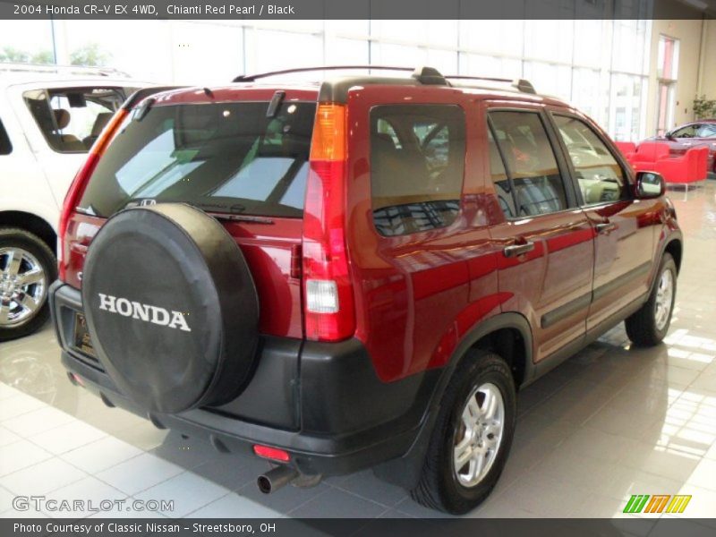 Chianti Red Pearl / Black 2004 Honda CR-V EX 4WD