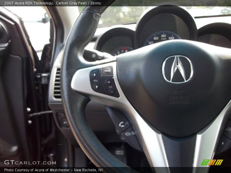 Carbon Gray Pearl / Ebony 2007 Acura RDX Technology