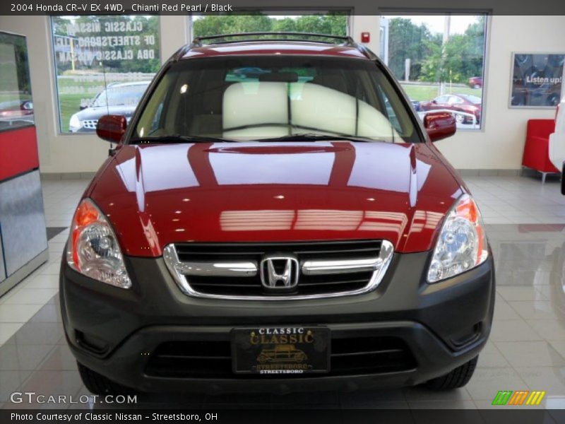 Chianti Red Pearl / Black 2004 Honda CR-V EX 4WD