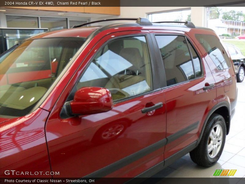 Chianti Red Pearl / Black 2004 Honda CR-V EX 4WD