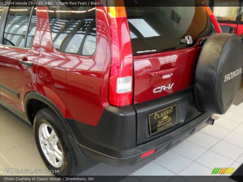 Chianti Red Pearl / Black 2004 Honda CR-V EX 4WD