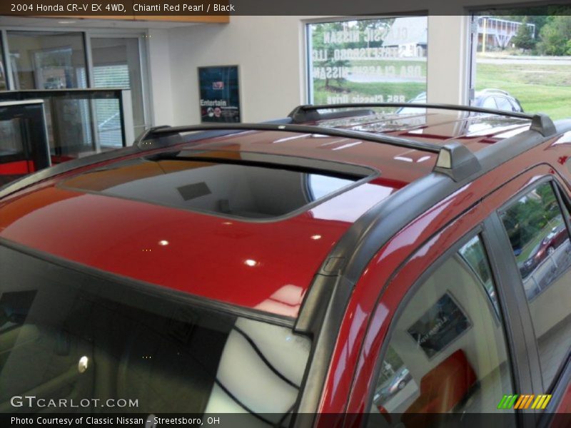 Chianti Red Pearl / Black 2004 Honda CR-V EX 4WD