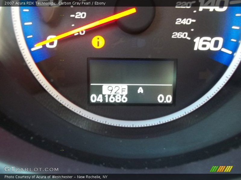 Carbon Gray Pearl / Ebony 2007 Acura RDX Technology