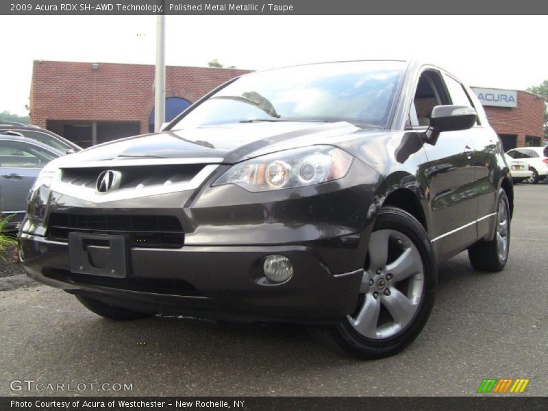 Polished Metal Metallic / Taupe 2009 Acura RDX SH-AWD Technology