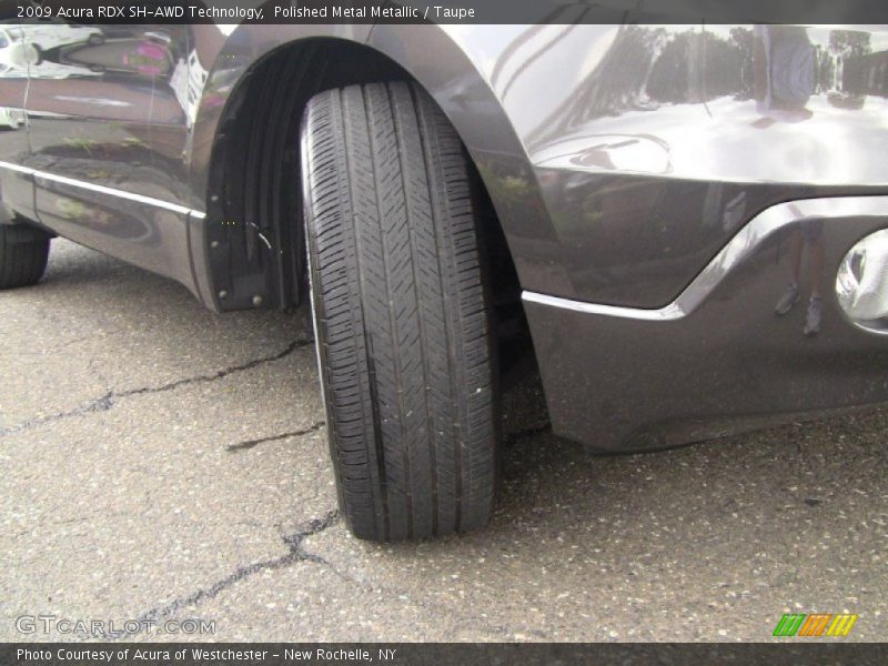 Polished Metal Metallic / Taupe 2009 Acura RDX SH-AWD Technology