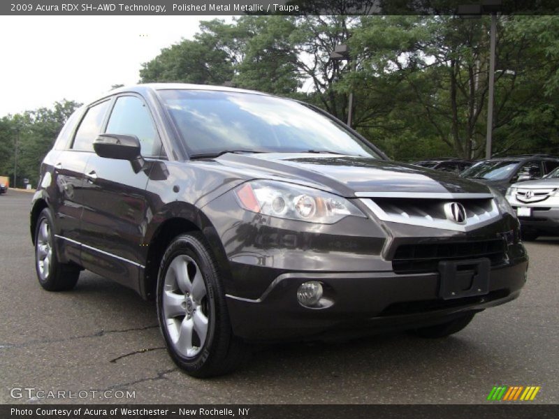 Polished Metal Metallic / Taupe 2009 Acura RDX SH-AWD Technology