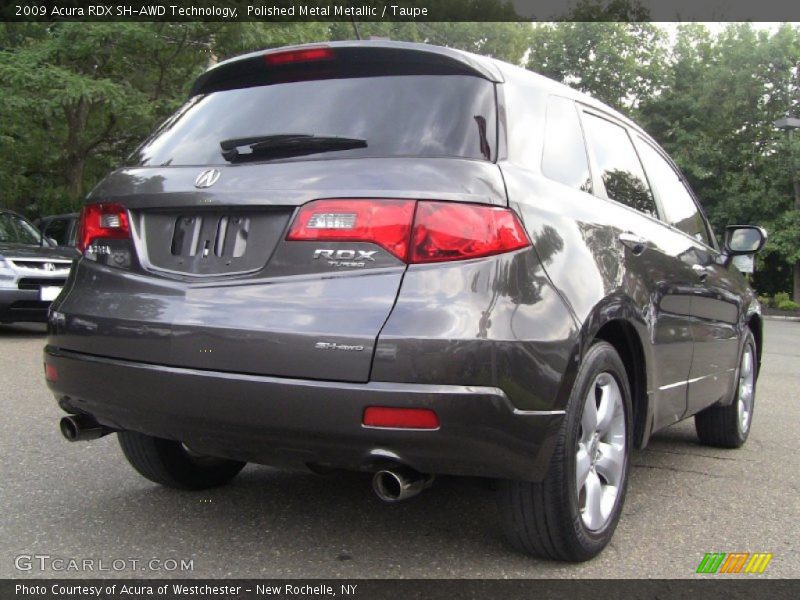 Polished Metal Metallic / Taupe 2009 Acura RDX SH-AWD Technology