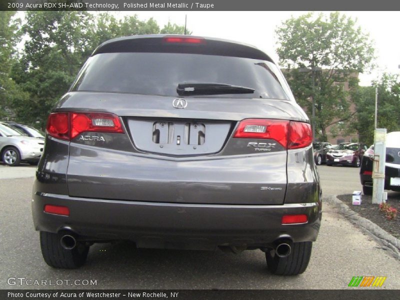 Polished Metal Metallic / Taupe 2009 Acura RDX SH-AWD Technology