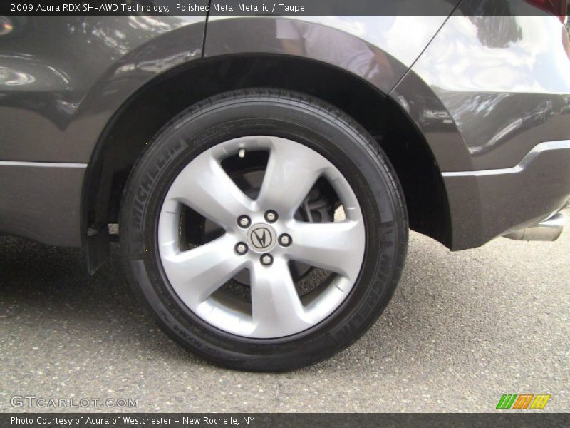 Polished Metal Metallic / Taupe 2009 Acura RDX SH-AWD Technology
