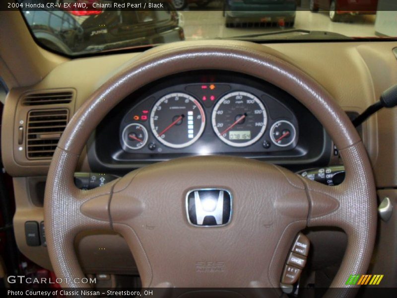 Chianti Red Pearl / Black 2004 Honda CR-V EX 4WD