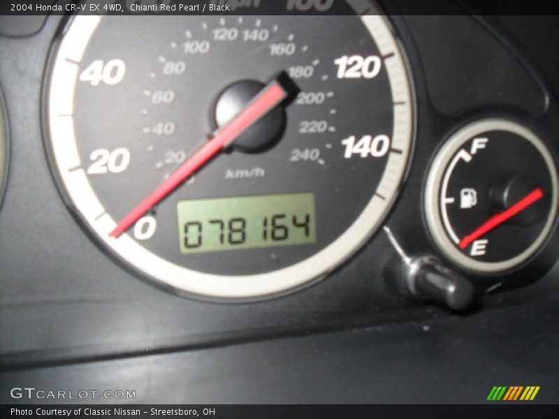 Chianti Red Pearl / Black 2004 Honda CR-V EX 4WD