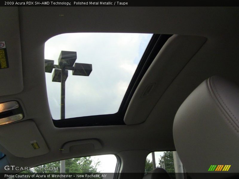 Polished Metal Metallic / Taupe 2009 Acura RDX SH-AWD Technology