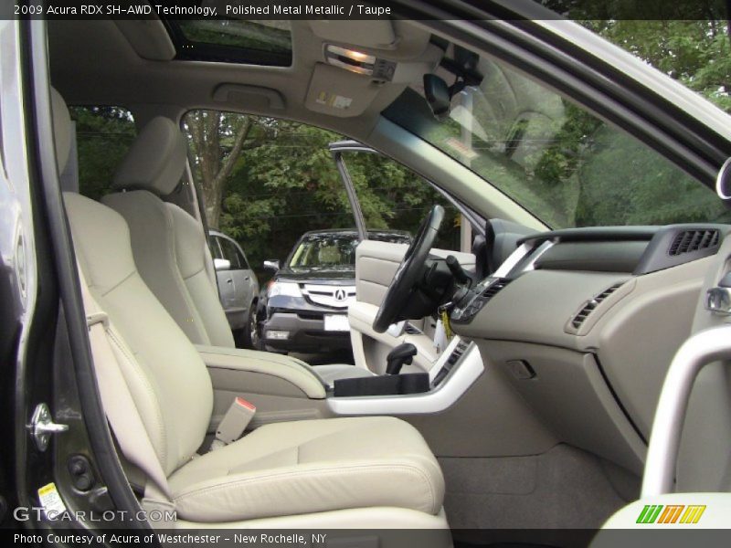 Polished Metal Metallic / Taupe 2009 Acura RDX SH-AWD Technology