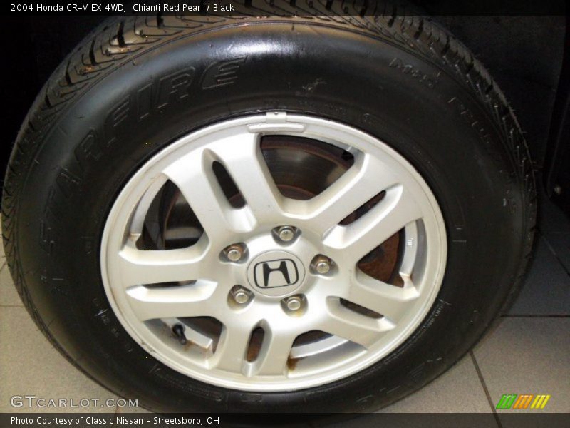 Chianti Red Pearl / Black 2004 Honda CR-V EX 4WD