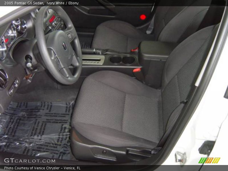 Ivory White / Ebony 2005 Pontiac G6 Sedan