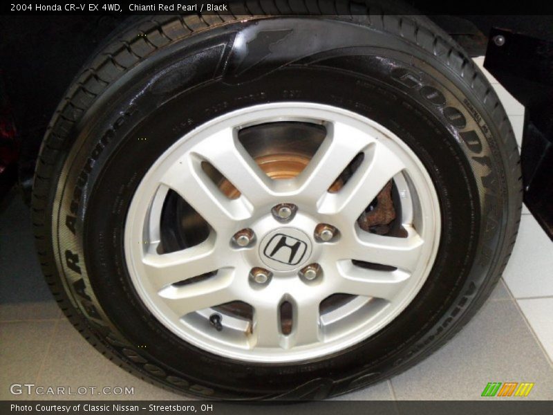 Chianti Red Pearl / Black 2004 Honda CR-V EX 4WD