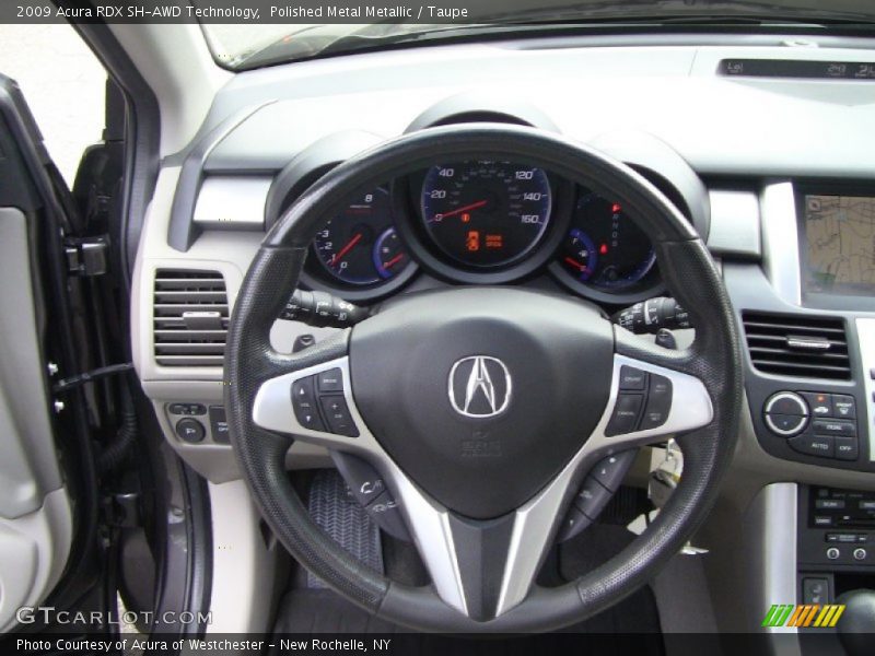 Polished Metal Metallic / Taupe 2009 Acura RDX SH-AWD Technology