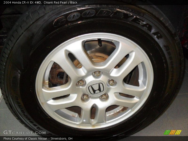 Chianti Red Pearl / Black 2004 Honda CR-V EX 4WD