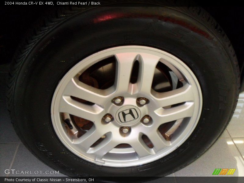Chianti Red Pearl / Black 2004 Honda CR-V EX 4WD