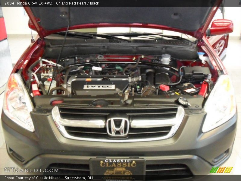 Chianti Red Pearl / Black 2004 Honda CR-V EX 4WD