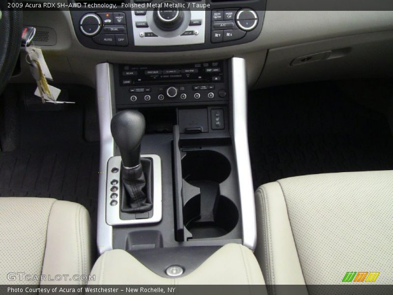 Polished Metal Metallic / Taupe 2009 Acura RDX SH-AWD Technology