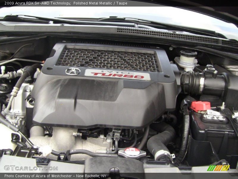 Polished Metal Metallic / Taupe 2009 Acura RDX SH-AWD Technology