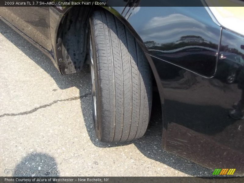 Crystal Black Pearl / Ebony 2009 Acura TL 3.7 SH-AWD