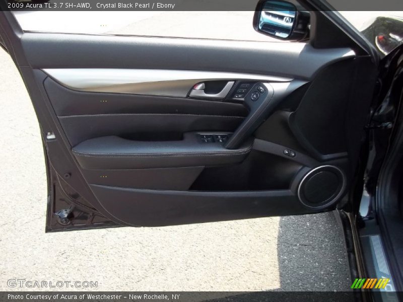 Crystal Black Pearl / Ebony 2009 Acura TL 3.7 SH-AWD