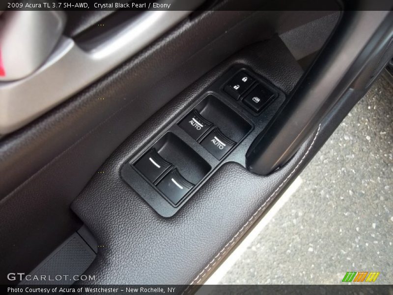 Crystal Black Pearl / Ebony 2009 Acura TL 3.7 SH-AWD