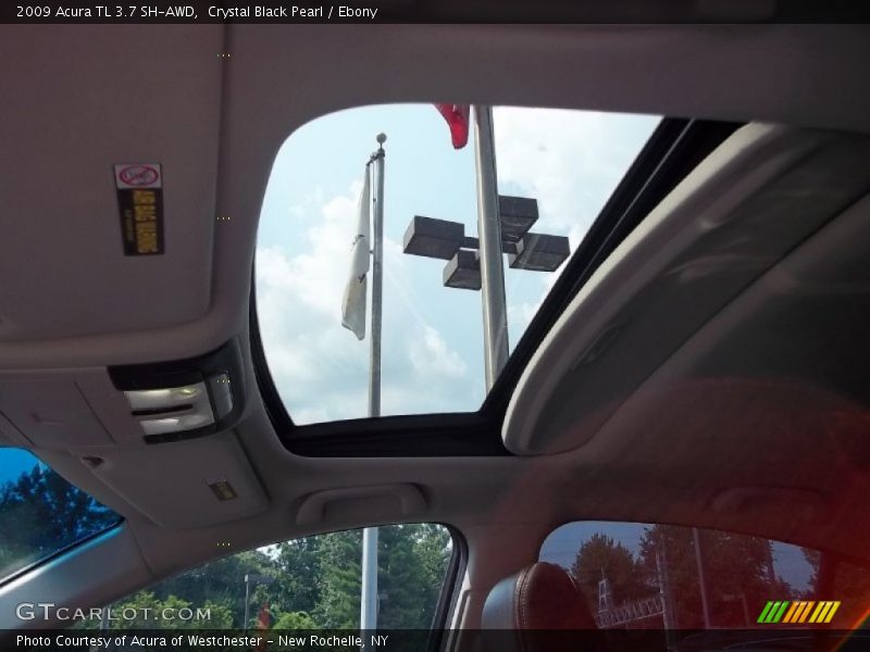Crystal Black Pearl / Ebony 2009 Acura TL 3.7 SH-AWD