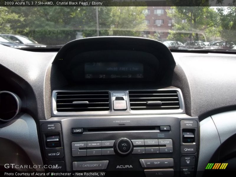 Crystal Black Pearl / Ebony 2009 Acura TL 3.7 SH-AWD