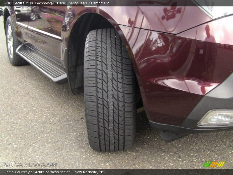 Dark Cherry Pearl / Parchment 2008 Acura MDX Technology
