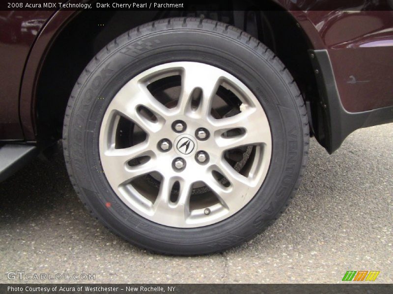 Dark Cherry Pearl / Parchment 2008 Acura MDX Technology