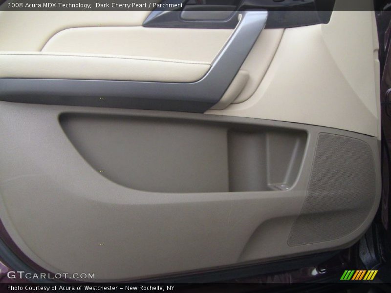 Dark Cherry Pearl / Parchment 2008 Acura MDX Technology