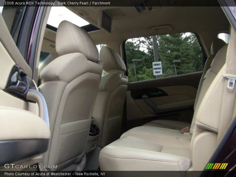 Dark Cherry Pearl / Parchment 2008 Acura MDX Technology