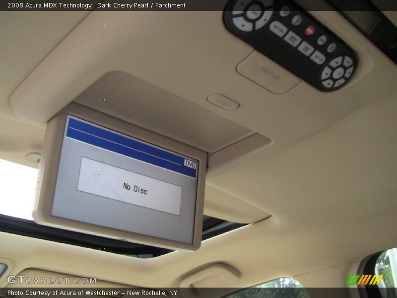 Dark Cherry Pearl / Parchment 2008 Acura MDX Technology