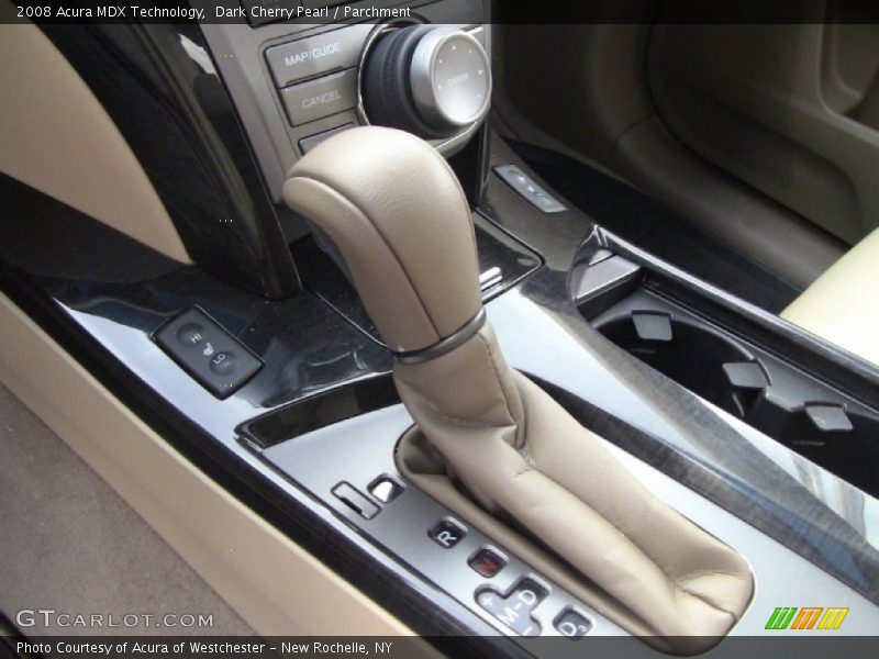 Dark Cherry Pearl / Parchment 2008 Acura MDX Technology