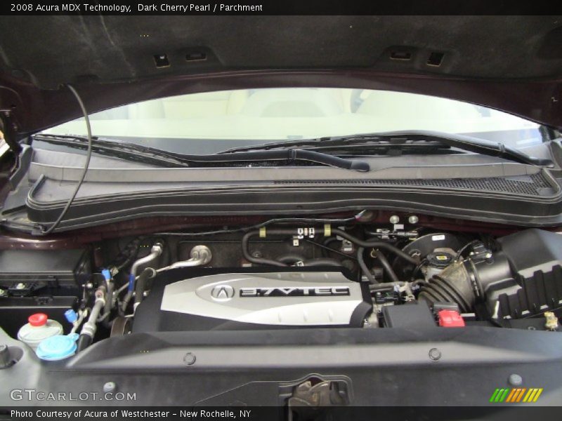 Dark Cherry Pearl / Parchment 2008 Acura MDX Technology