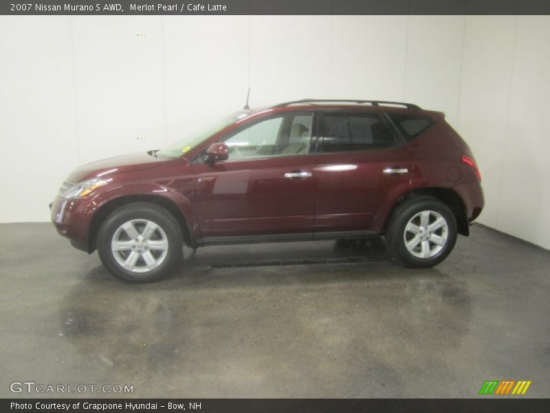 Merlot Pearl / Cafe Latte 2007 Nissan Murano S AWD