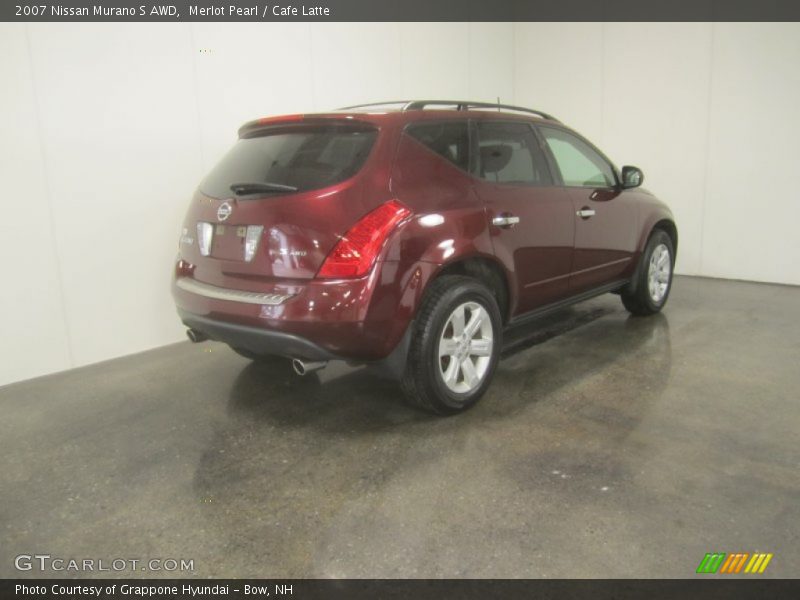 Merlot Pearl / Cafe Latte 2007 Nissan Murano S AWD